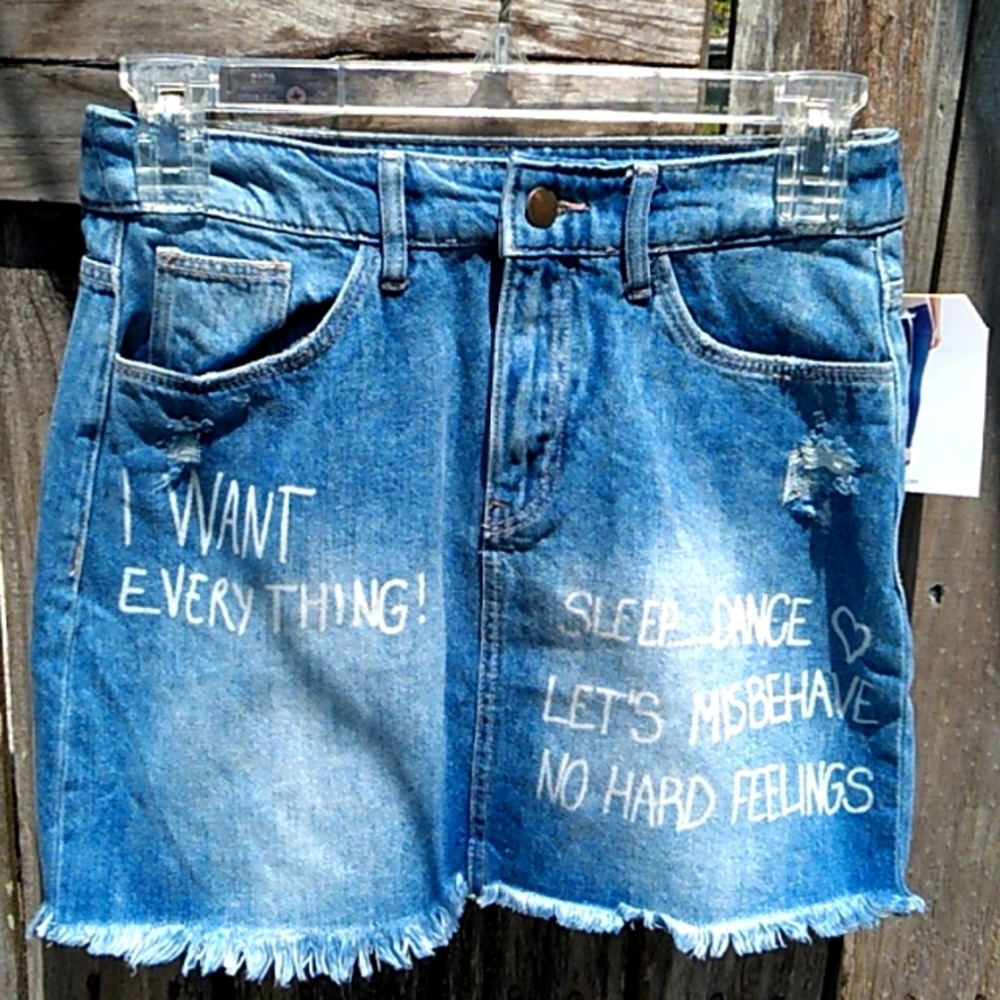 Nwt Denim Skirt ( Size 4)